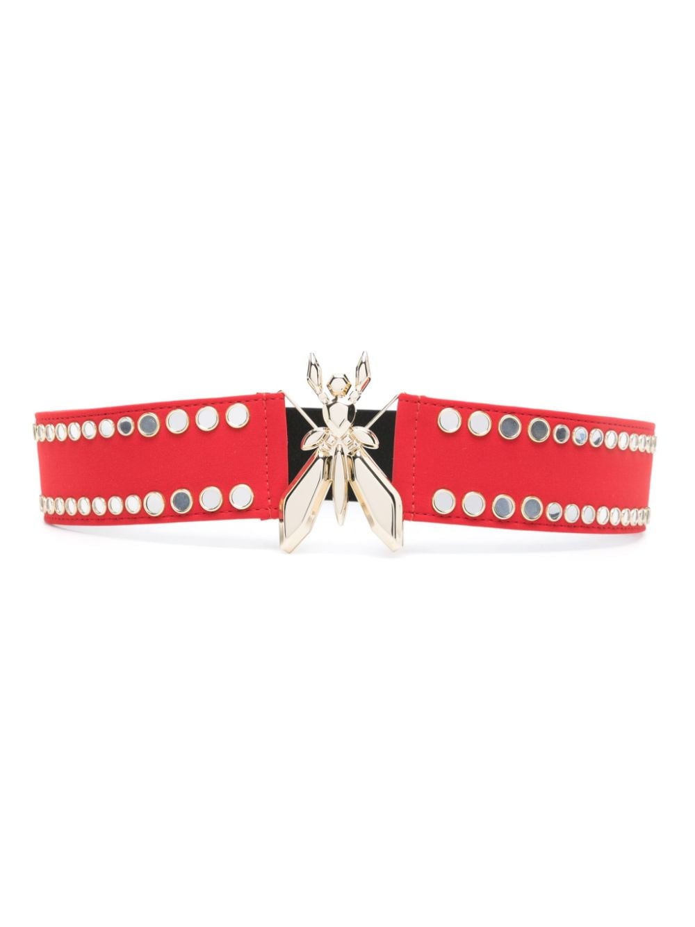 Patrizia Pepe Fly clasp mirrored-studs belt von Patrizia Pepe