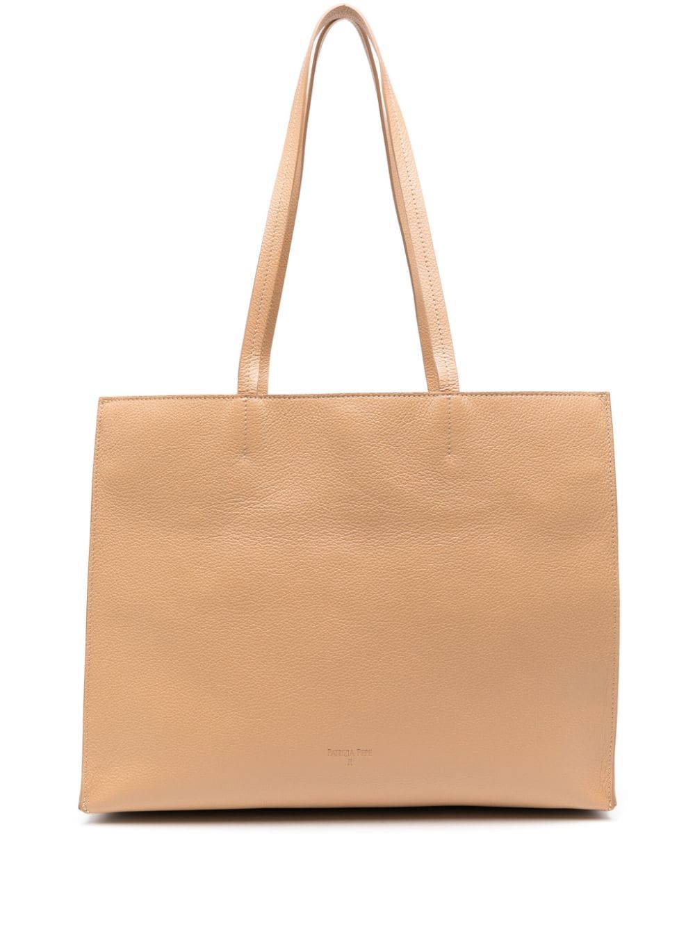 Patrizia Pepe Fly-debossed leather tote bag - Neutrals von Patrizia Pepe