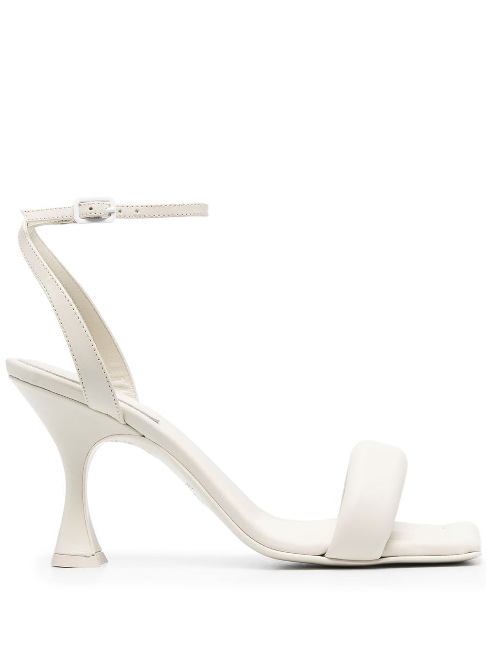 Patrizia Pepe Square Monochrome 100mm sandals - White von Patrizia Pepe