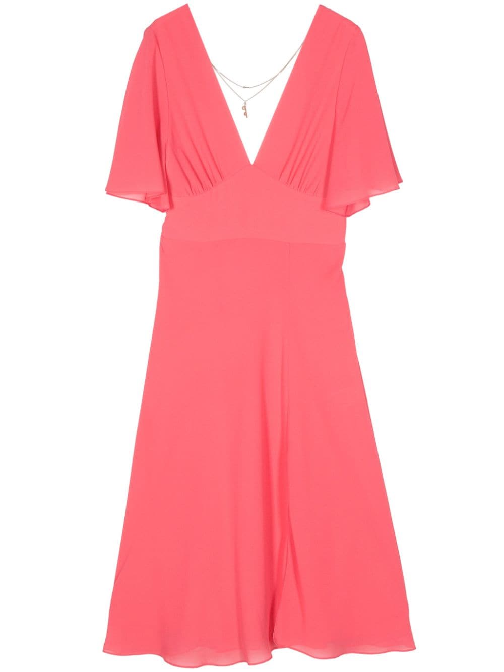 Patrizia Pepe V-neck flared dress - Pink von Patrizia Pepe