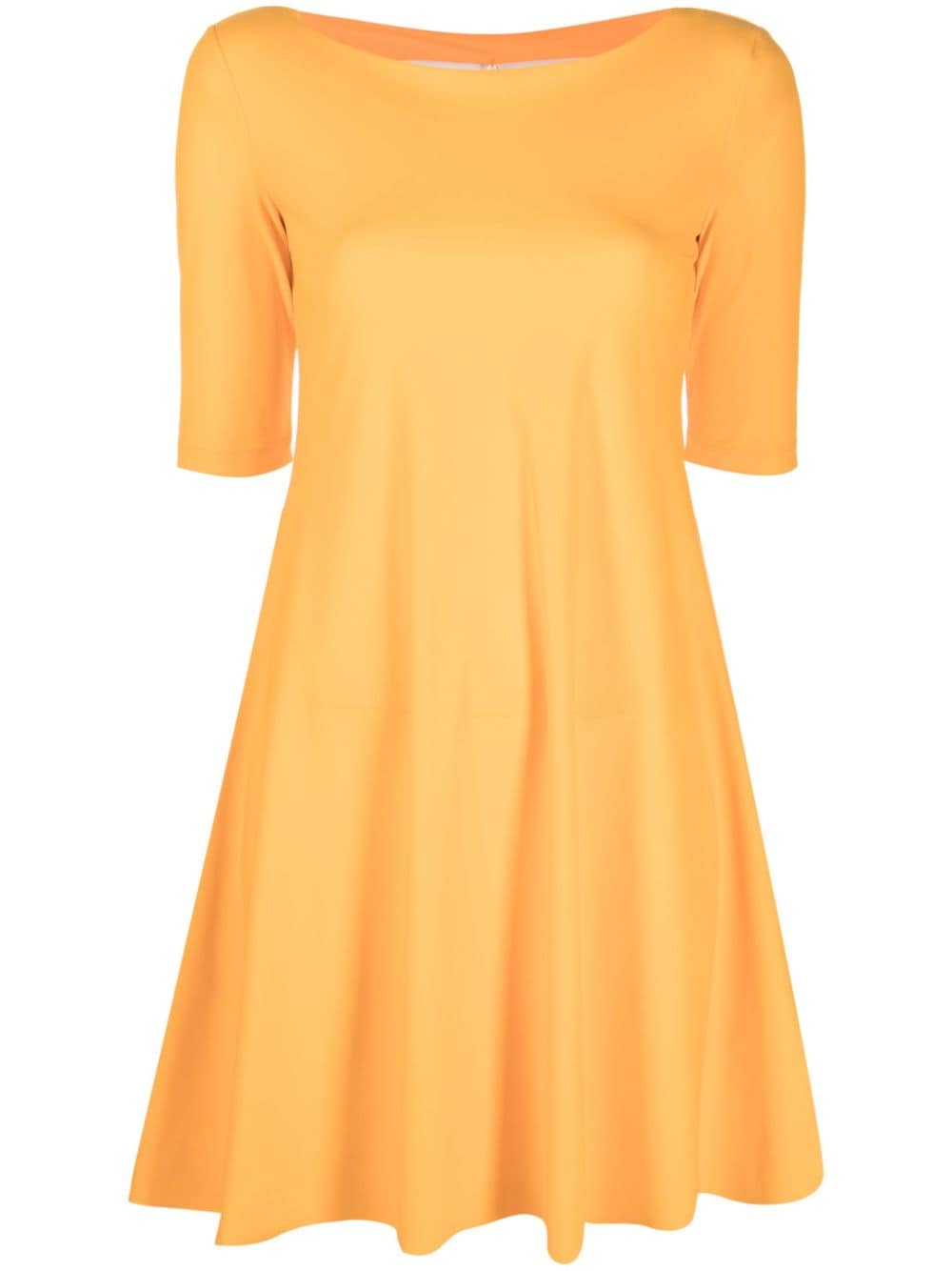 Patrizia Pepe boat-neck A-line mini dress - Orange von Patrizia Pepe