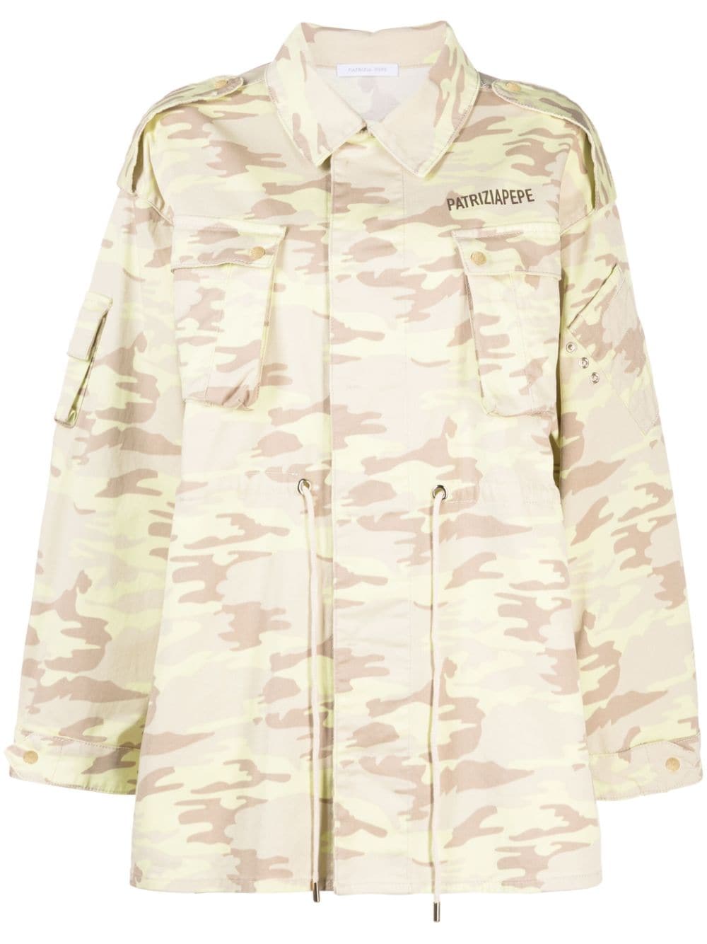 Patrizia Pepe camouflage-print jacket - Green von Patrizia Pepe