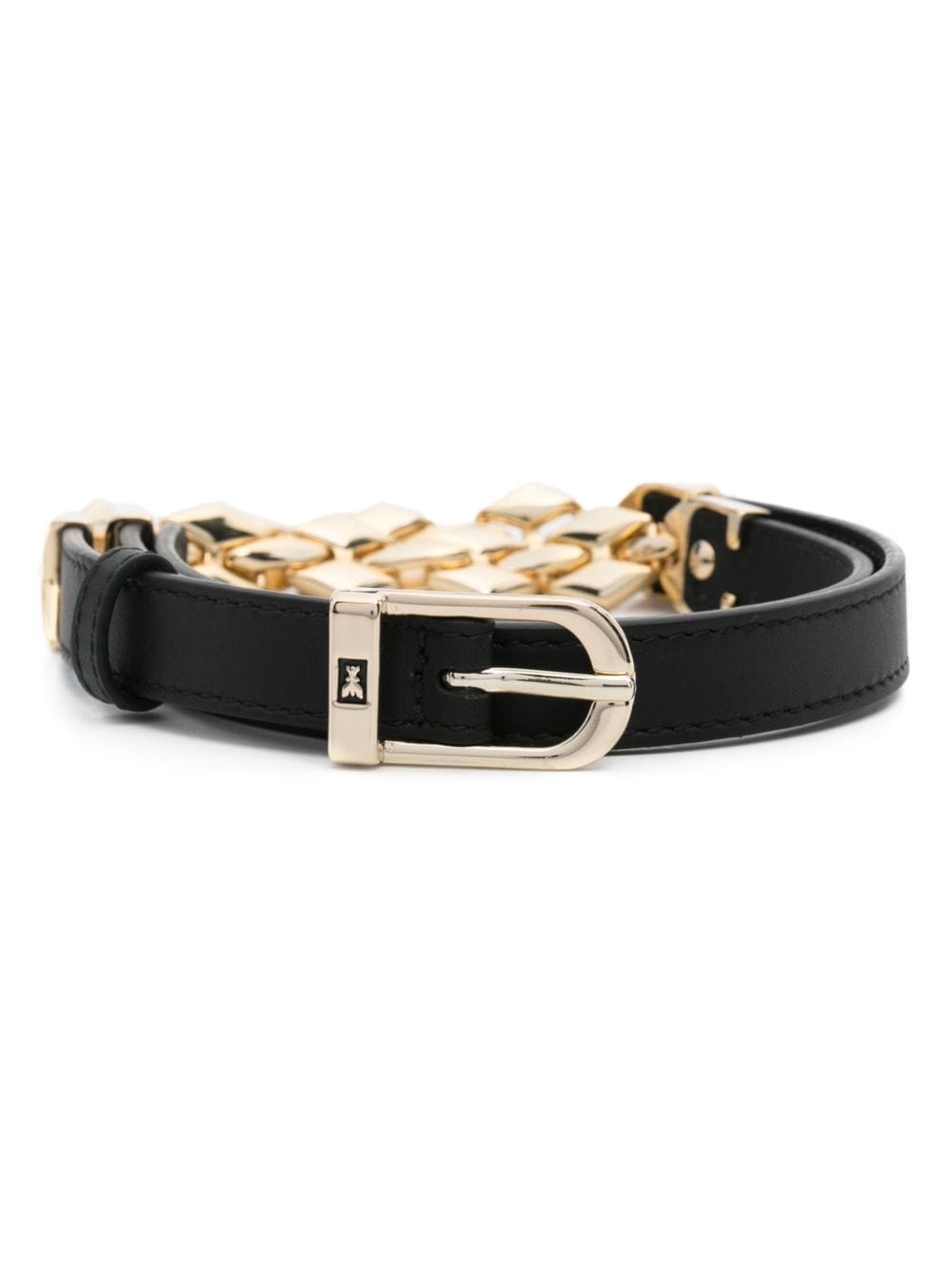 Patrizia Pepe chain-link detail leather belt - Black von Patrizia Pepe