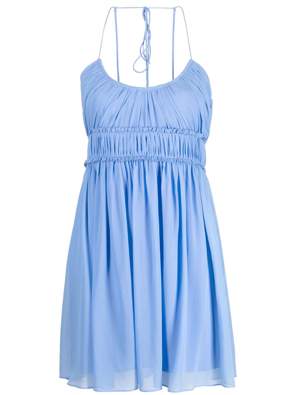 Patrizia Pepe chiffon mini dress - Blue von Patrizia Pepe