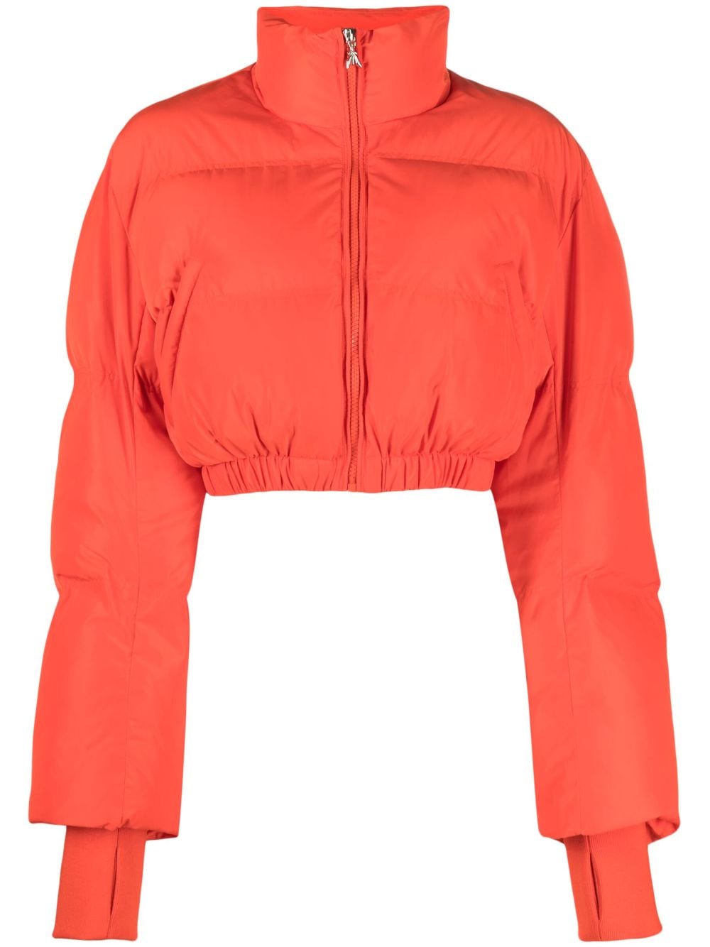 Patrizia Pepe cropped puffer down jacket - Orange von Patrizia Pepe