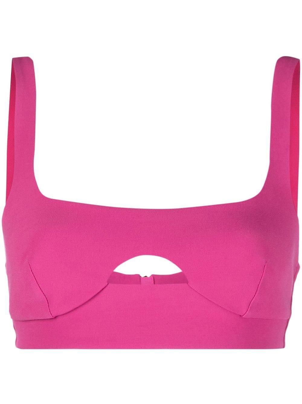 Patrizia Pepe cropped vest top - Pink von Patrizia Pepe