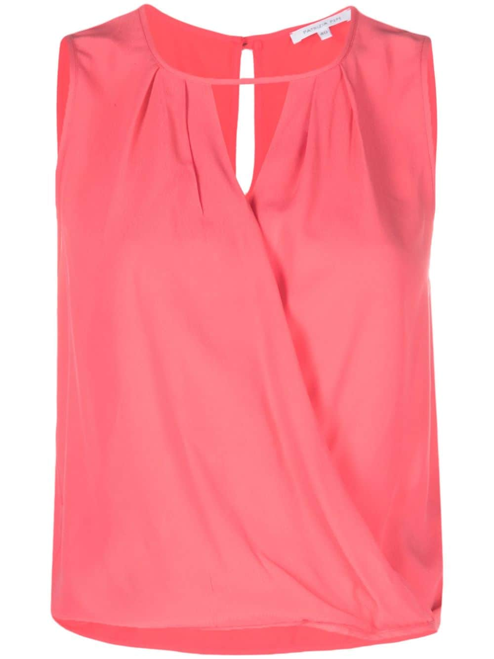 Patrizia Pepe cut crossover top - Pink von Patrizia Pepe