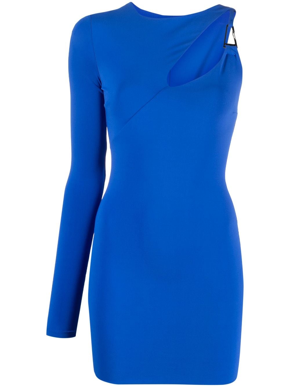 Patrizia Pepe cut-out detail jersey mini dress - Blue von Patrizia Pepe