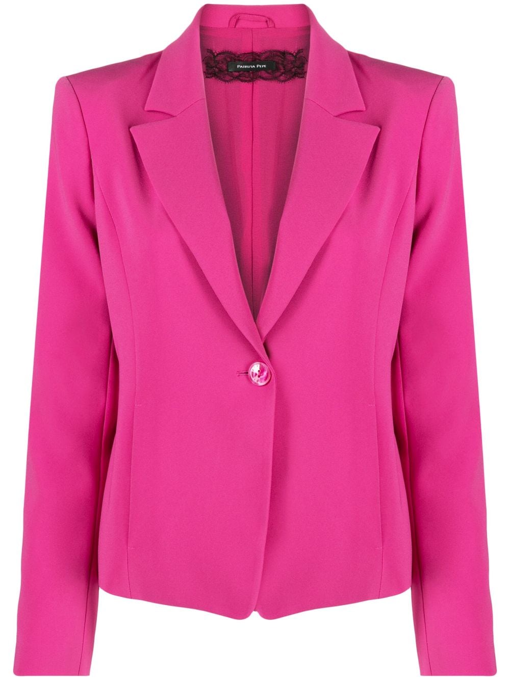 Patrizia Pepe cut-out single-breasted blazer - Pink von Patrizia Pepe