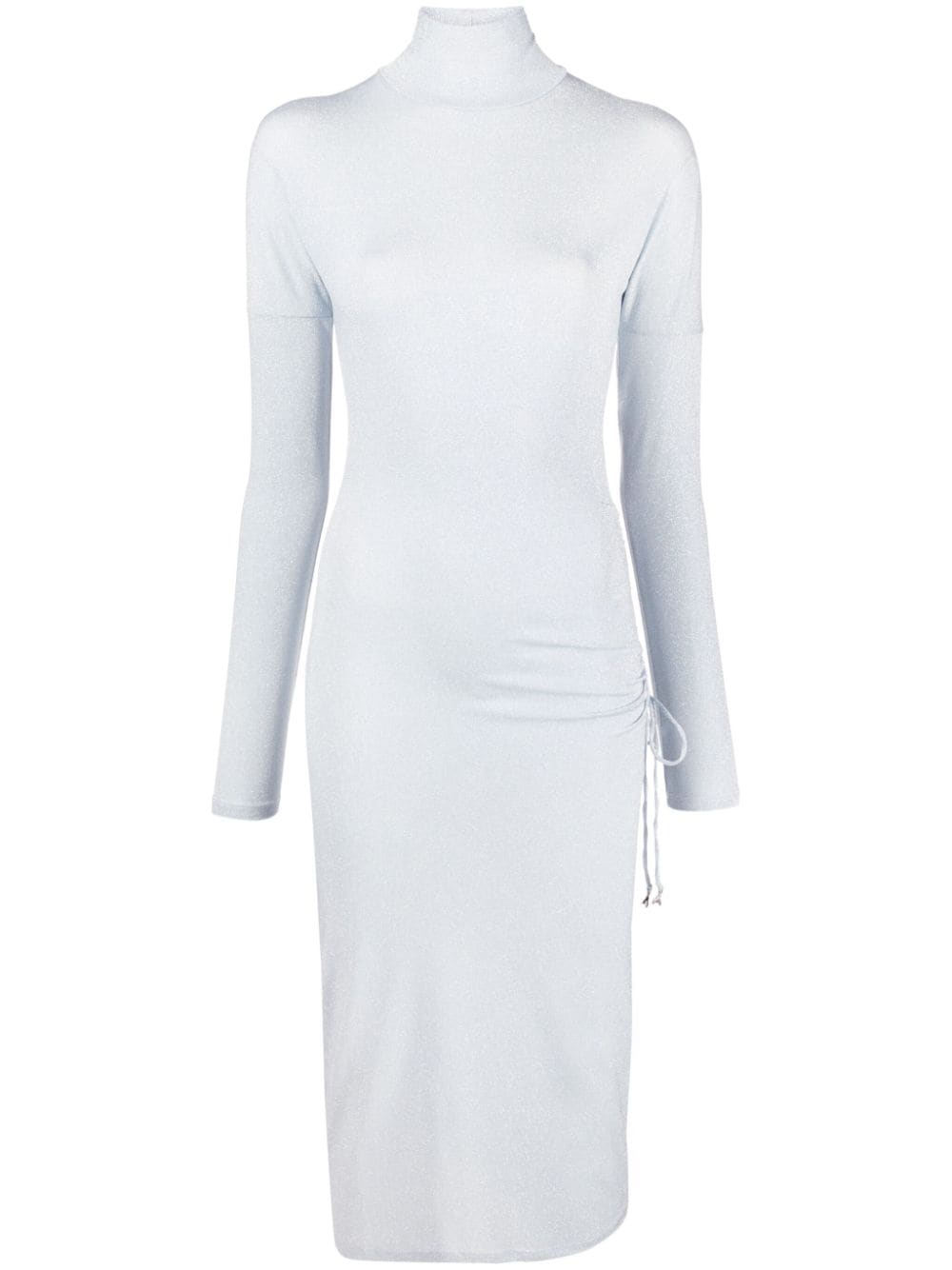 Patrizia Pepe high-neck long-sleeve dress - Blue von Patrizia Pepe