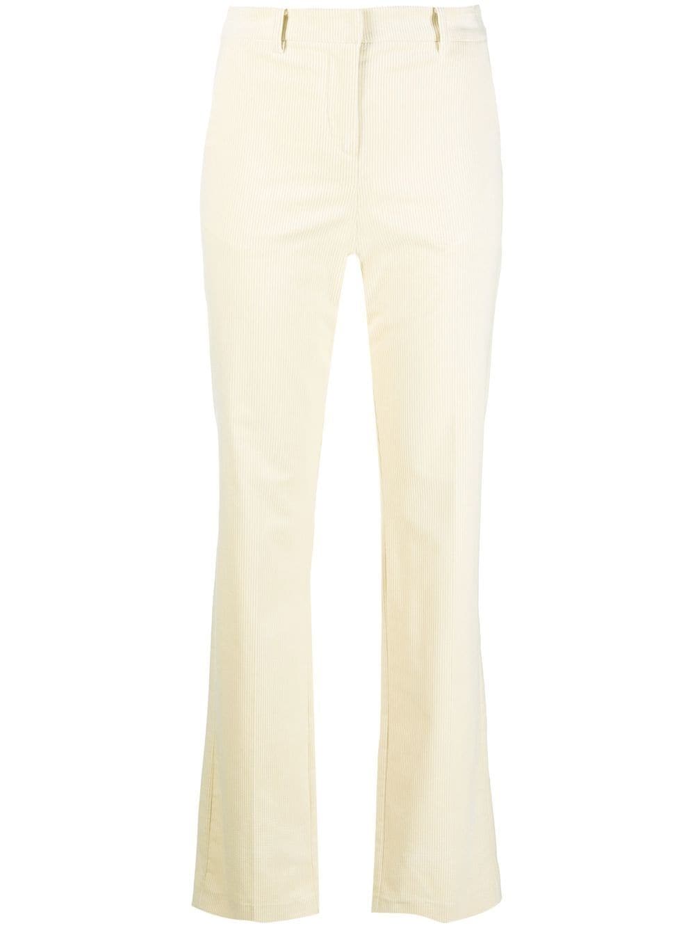 Patrizia Pepe high-waist straight-leg trousers - Neutrals von Patrizia Pepe