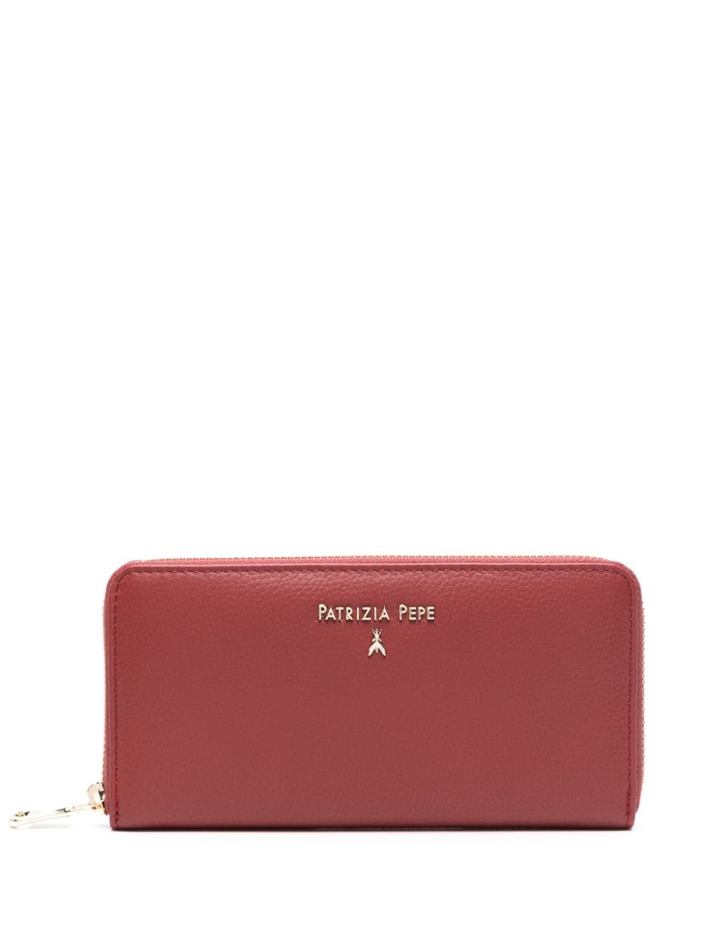 Patrizia Pepe logo-lettering leather wallet - Red von Patrizia Pepe