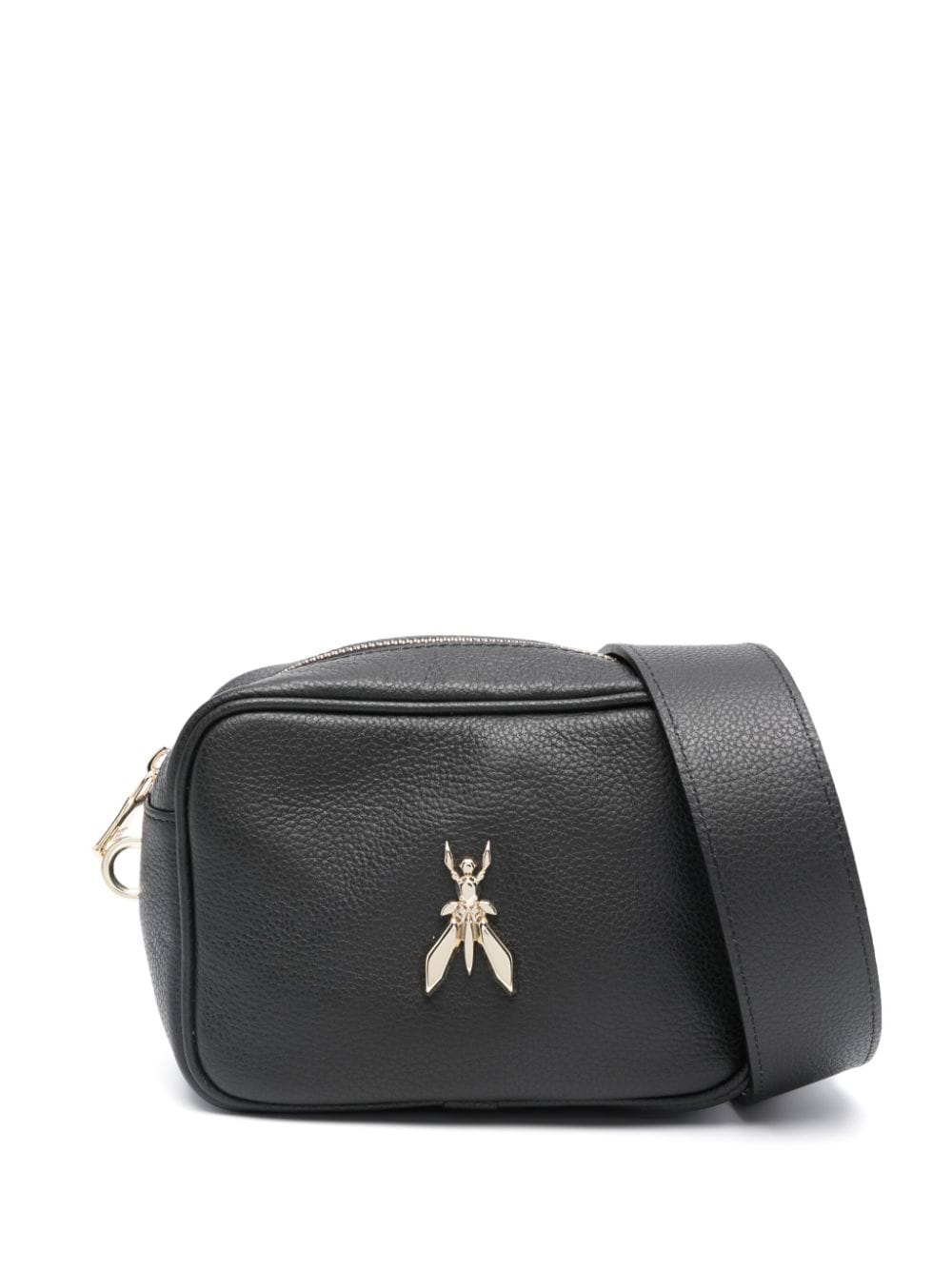 Patrizia Pepe logo-plaque leather crossbody bag - Black von Patrizia Pepe