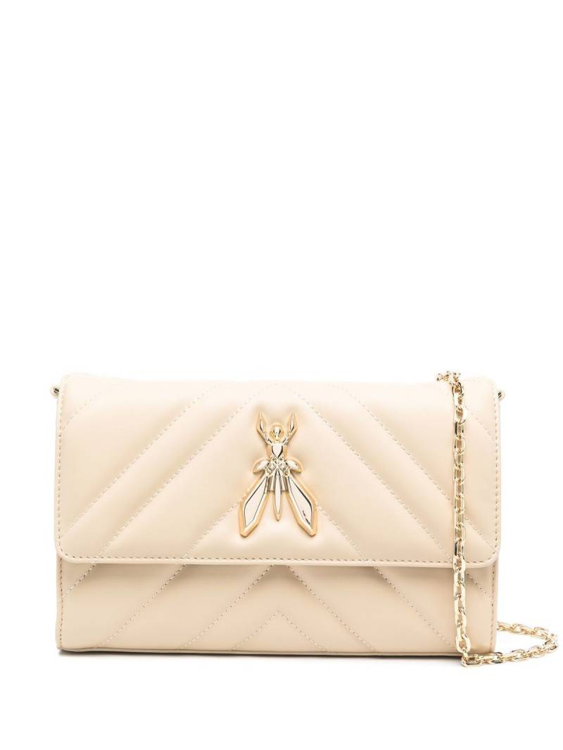 Patrizia Pepe logo-plaque shoulder bag - Neutrals von Patrizia Pepe