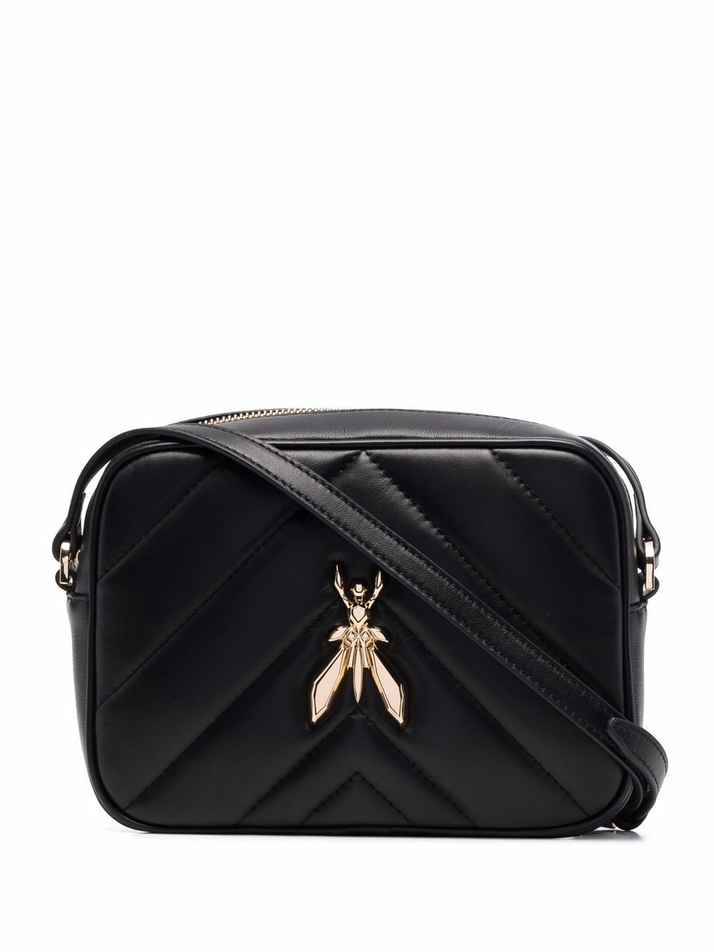 Patrizia Pepe logo quilted bag - Black von Patrizia Pepe