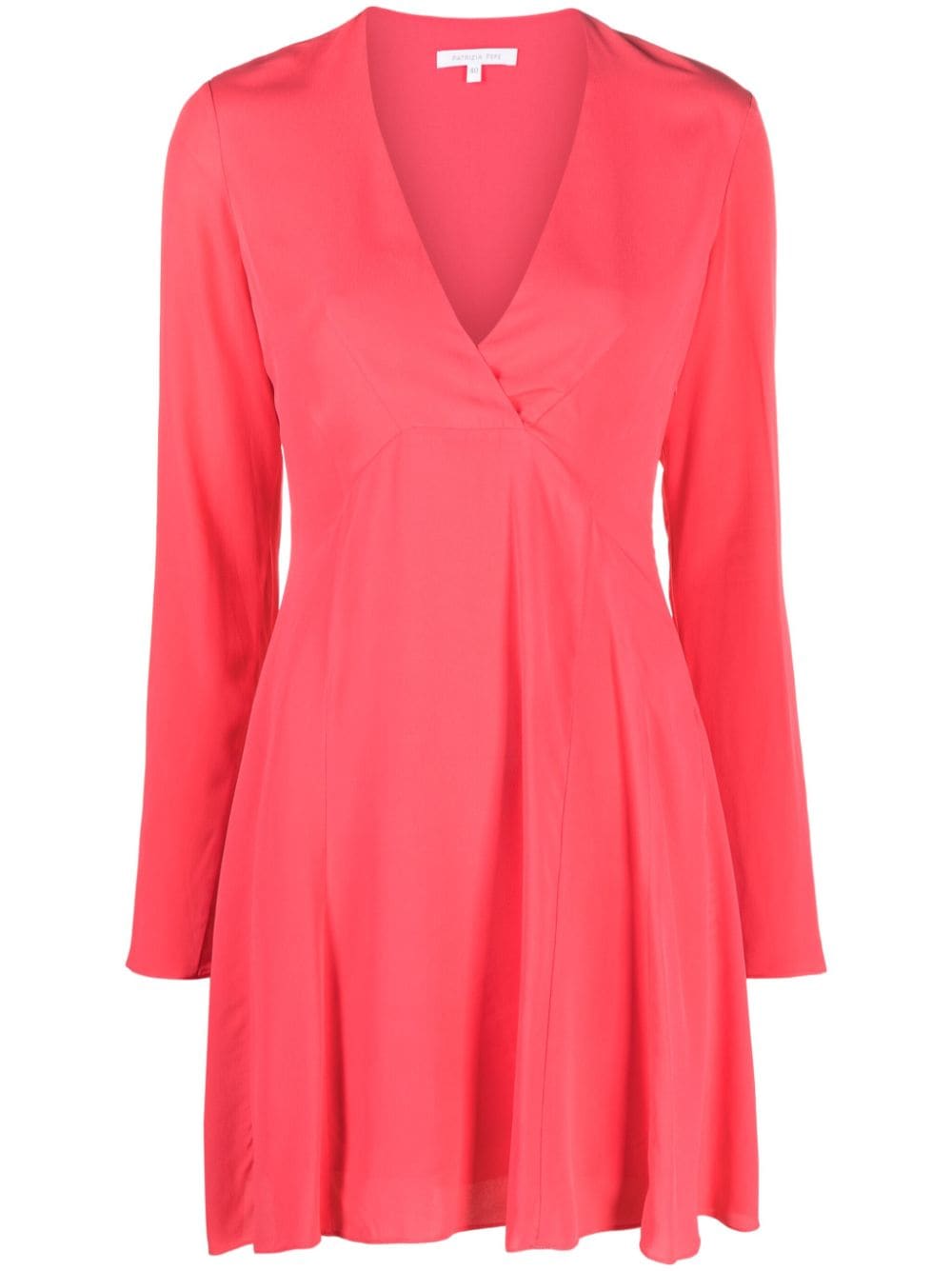 Patrizia Pepe long-sleeve flared panelled dress - Pink von Patrizia Pepe