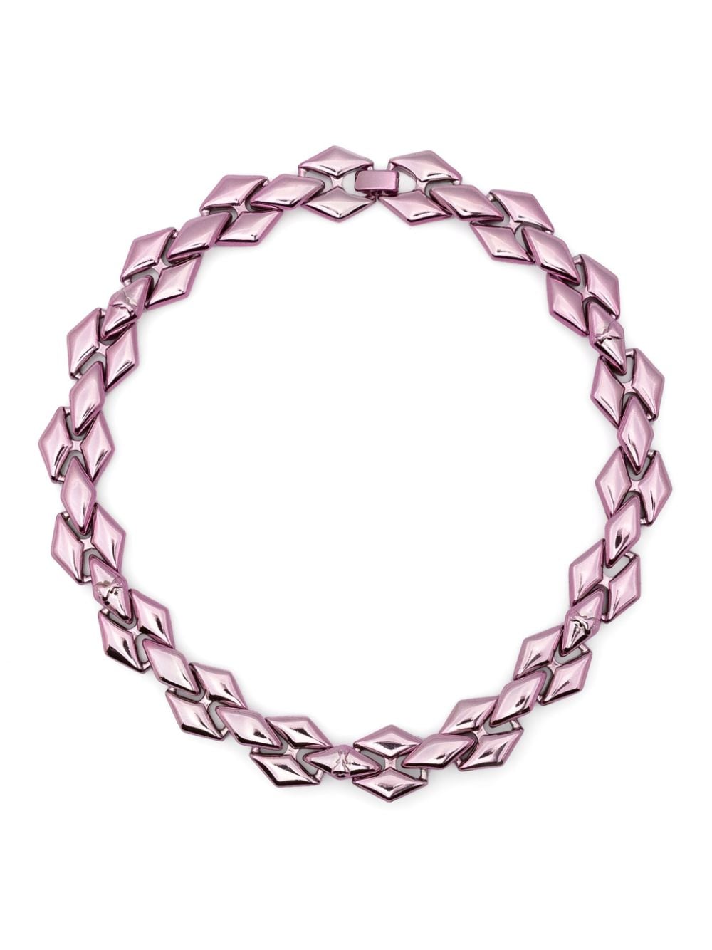 Patrizia Pepe metallic chain-link necklace - Purple von Patrizia Pepe