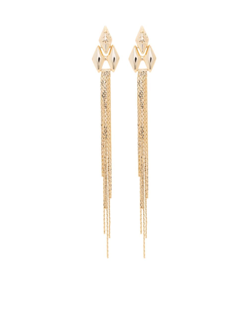 Patrizia Pepe micro Fly geometric-pendant earrings - Gold von Patrizia Pepe