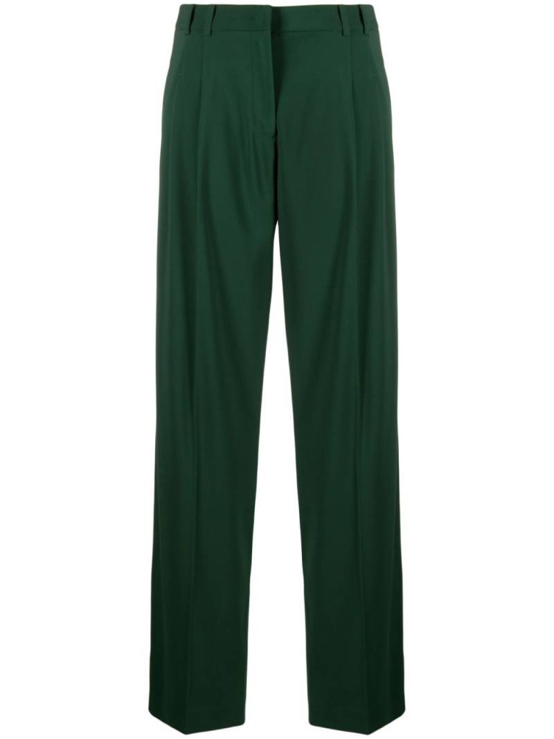 Patrizia Pepe mid-rise crepe straight-leg trousers - Green von Patrizia Pepe