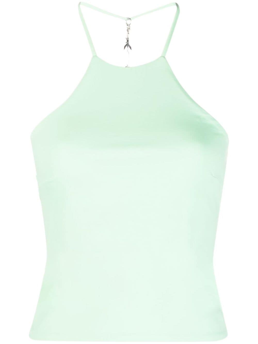 Patrizia Pepe open-back sleeveless top - Green von Patrizia Pepe