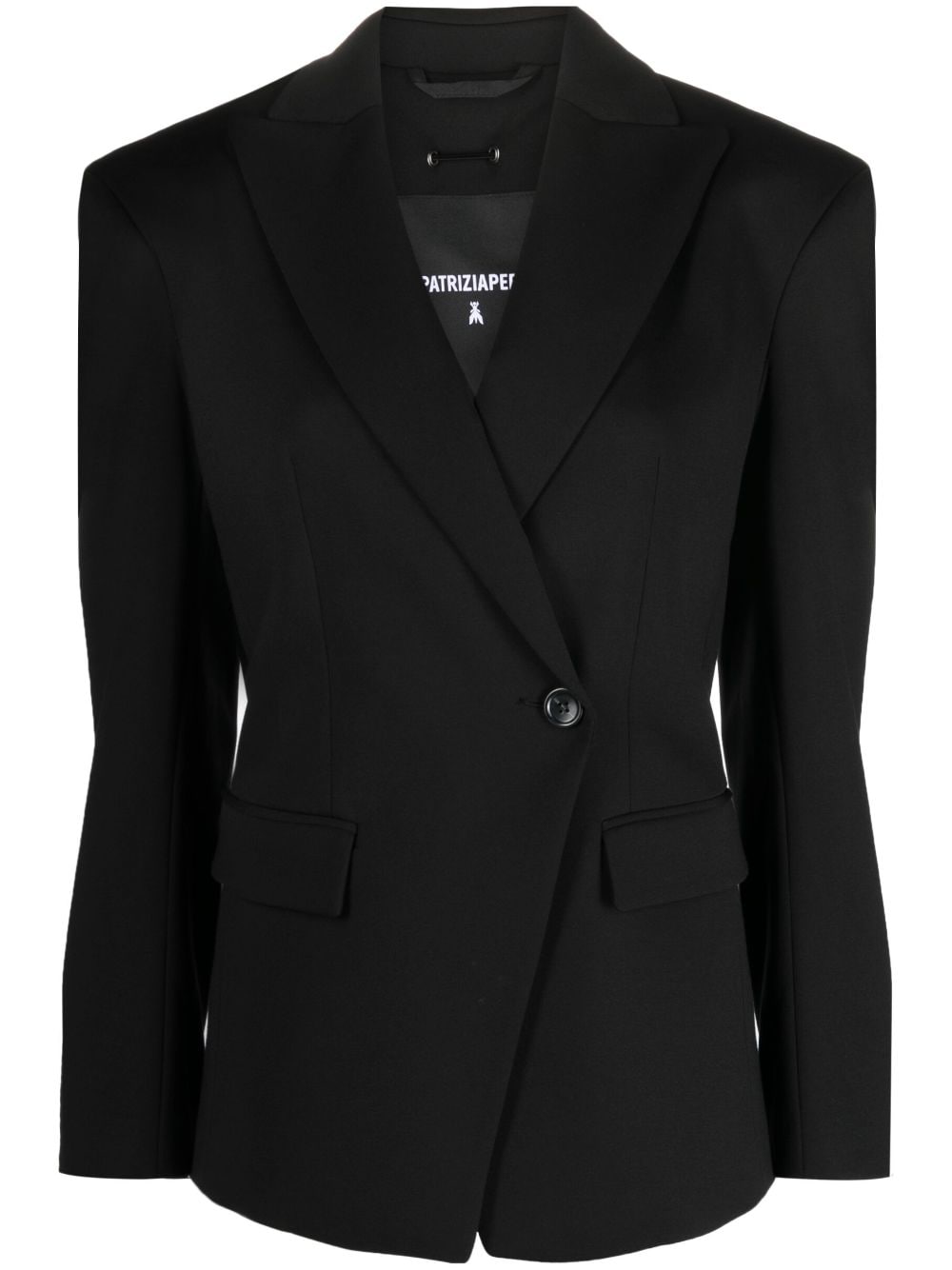 Patrizia Pepe peak-lapels double-breasted blazer - Black von Patrizia Pepe