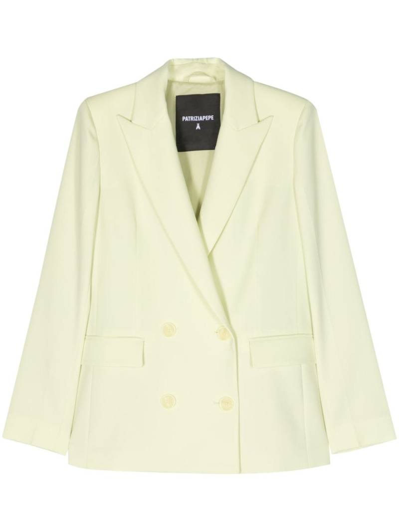 Patrizia Pepe peak-lapels double-breasted blazer - Green von Patrizia Pepe