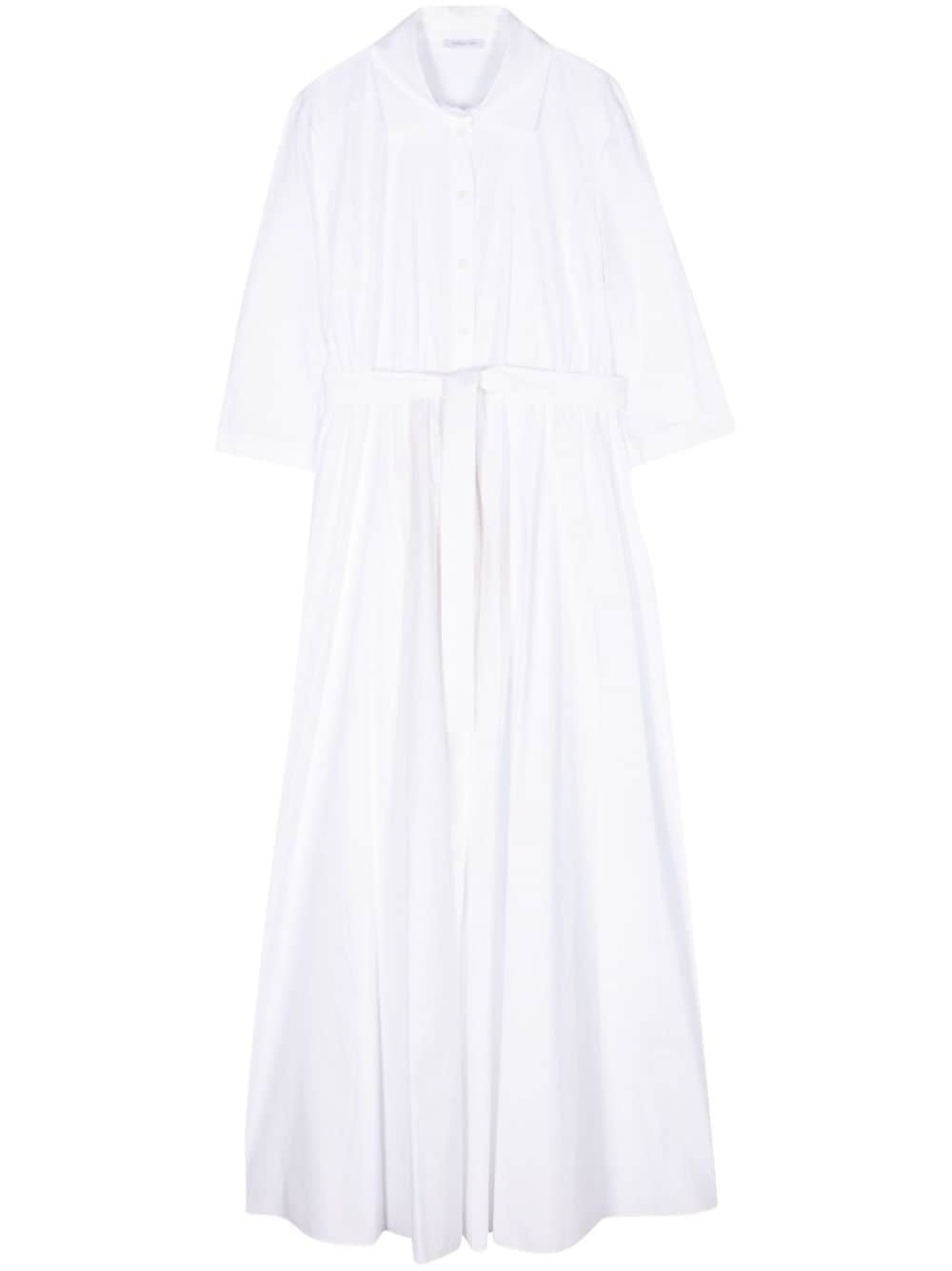 Patrizia Pepe poplin midi dress - White von Patrizia Pepe