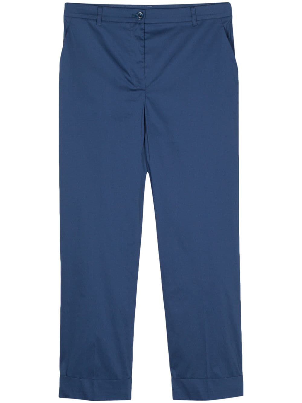 Patrizia Pepe pressed-crease cigarette trousers - Blue von Patrizia Pepe