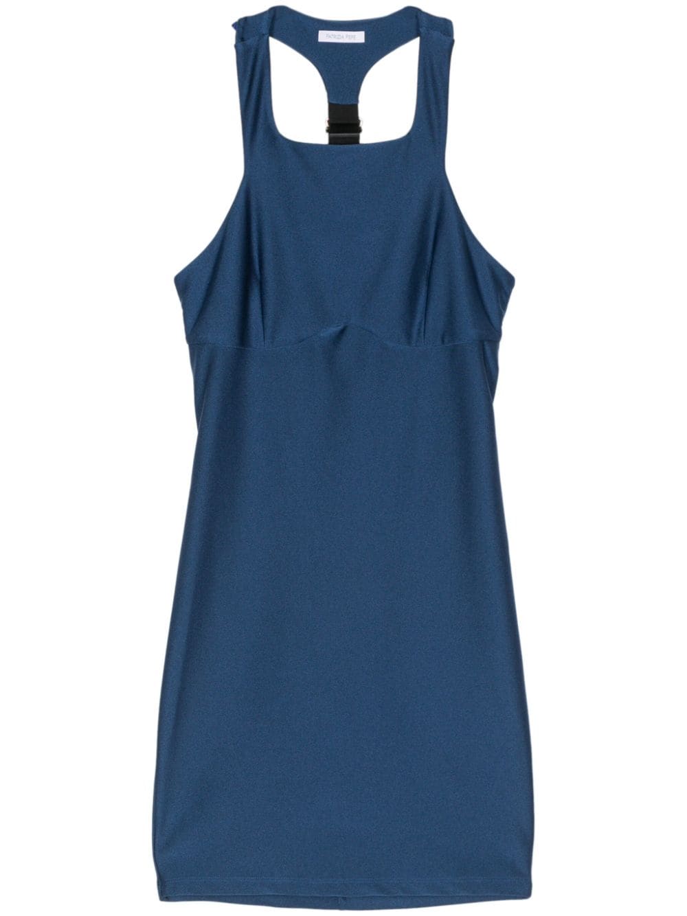 Patrizia Pepe racerback mini dress - Blue von Patrizia Pepe