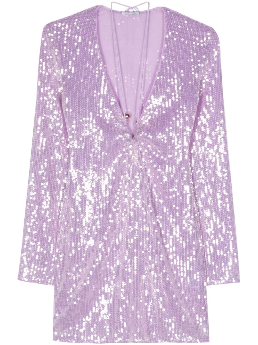 Patrizia Pepe sequinned mini dress - Purple von Patrizia Pepe