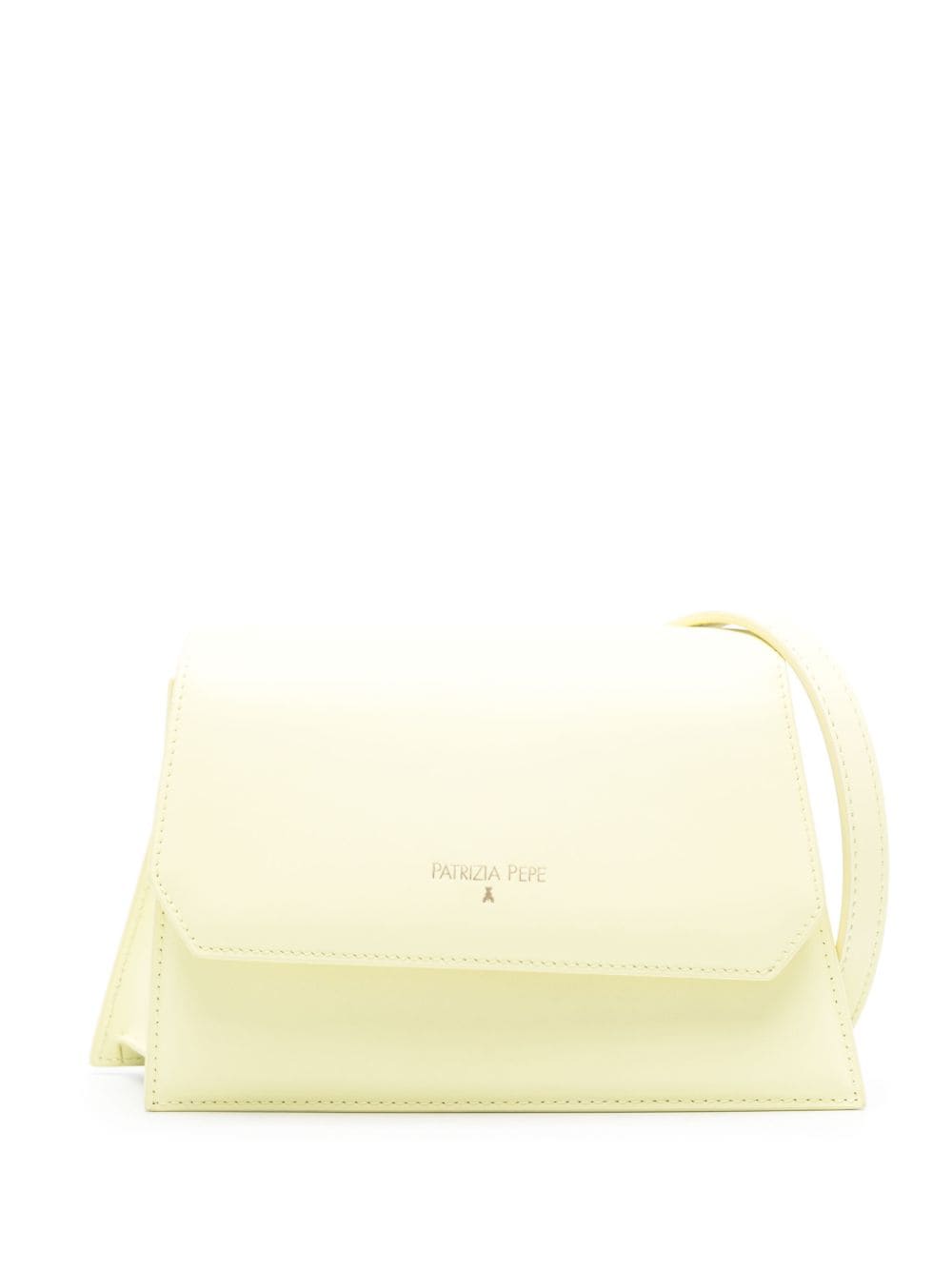 Patrizia Pepe small Astral leather crossbody bag - Yellow von Patrizia Pepe