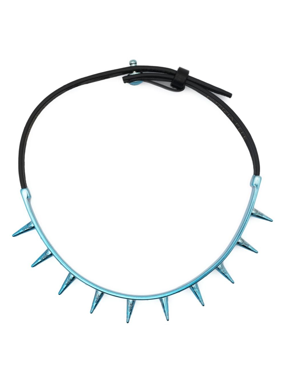 Patrizia Pepe spike-stud choker necklace - Blue von Patrizia Pepe