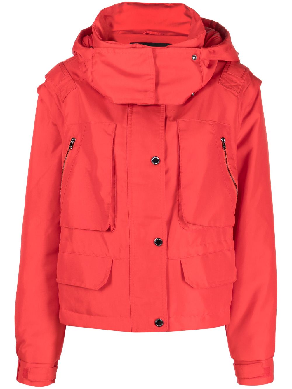 Patrizia Pepe stand-up collar puffer jacket - Red von Patrizia Pepe