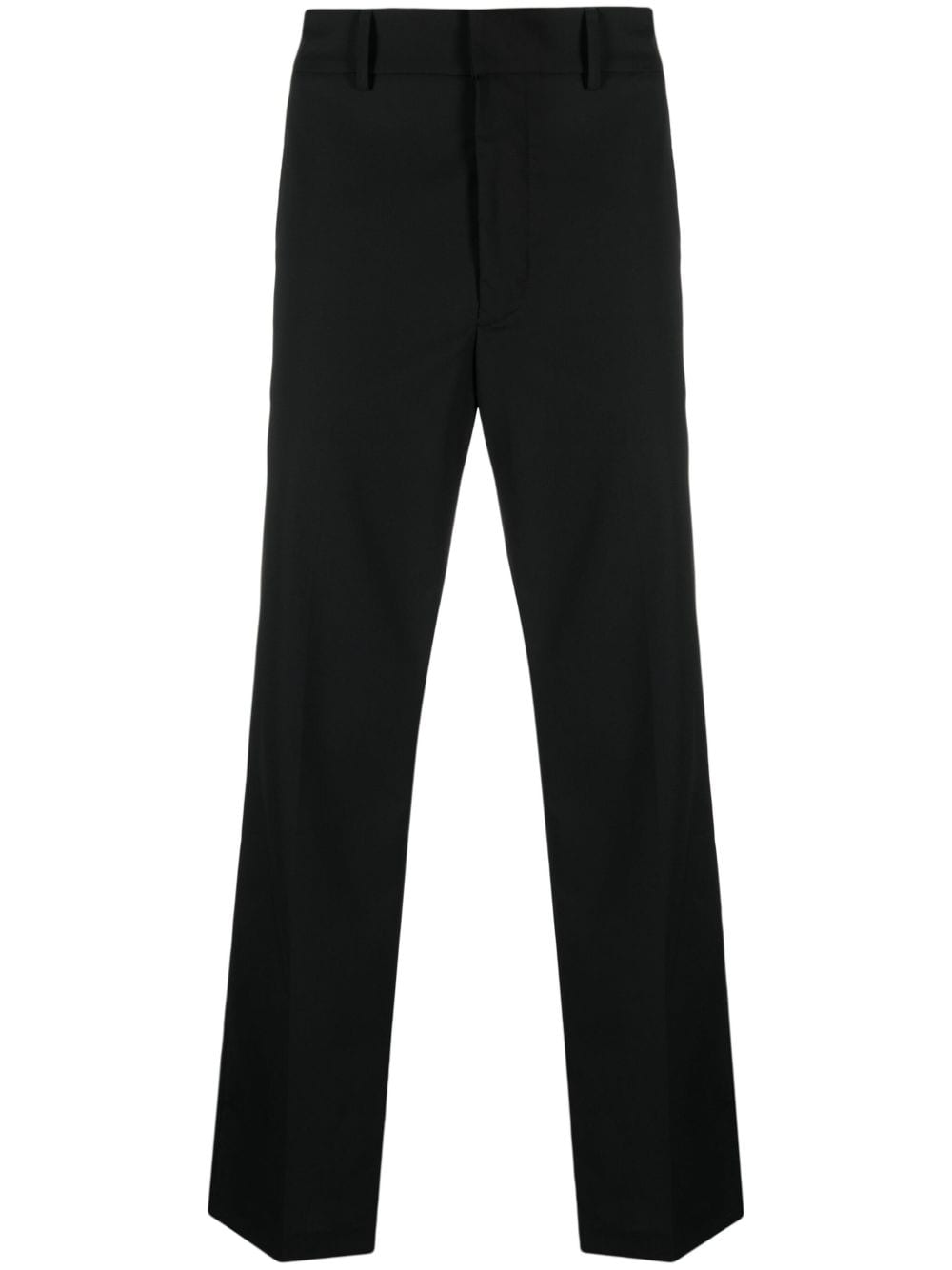 Patrizia Pepe straight-leg pressed-crease trousers - Black von Patrizia Pepe