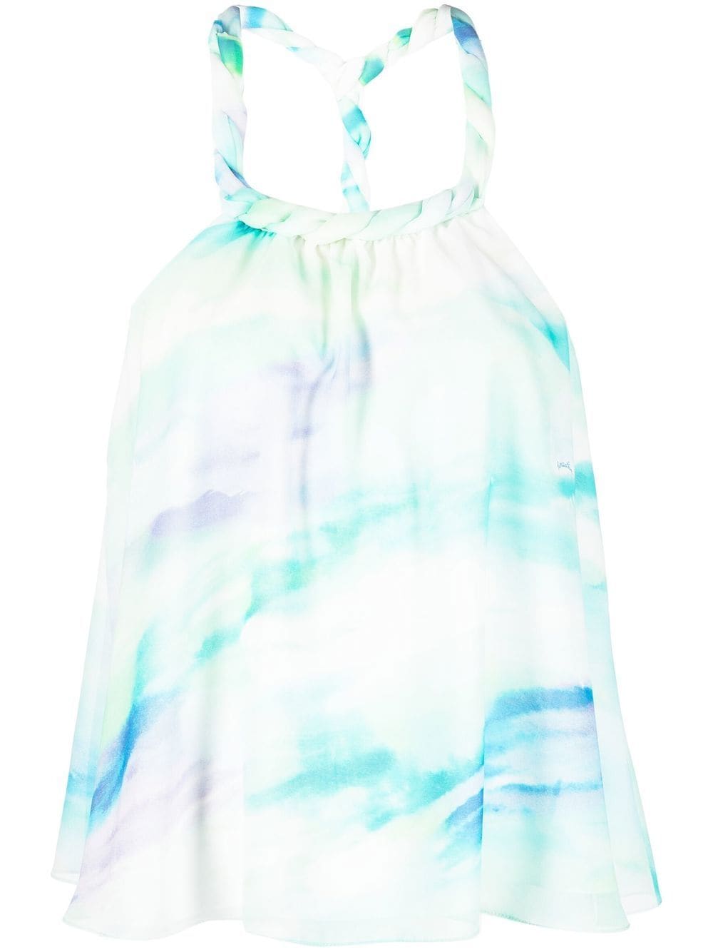 Patrizia Pepe tie-dye-print vest top - White von Patrizia Pepe