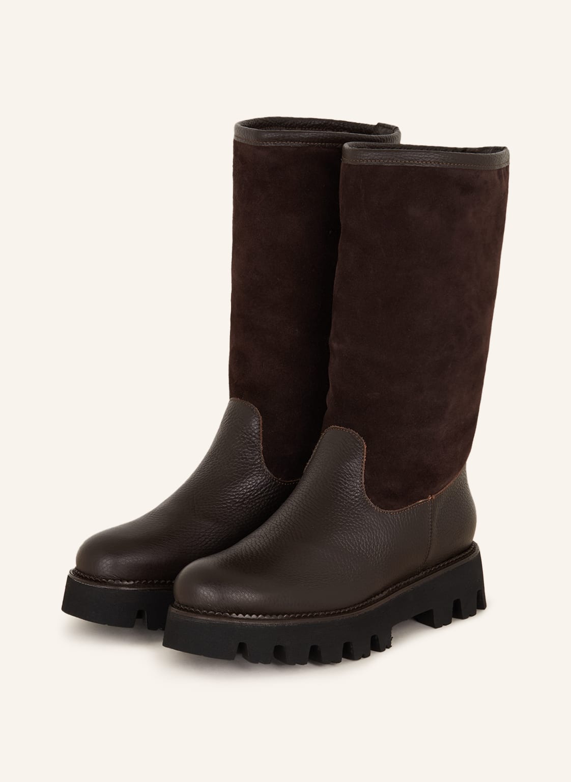 Patrizio Dolci Plateau-Stiefel braun von Patrizio Dolci