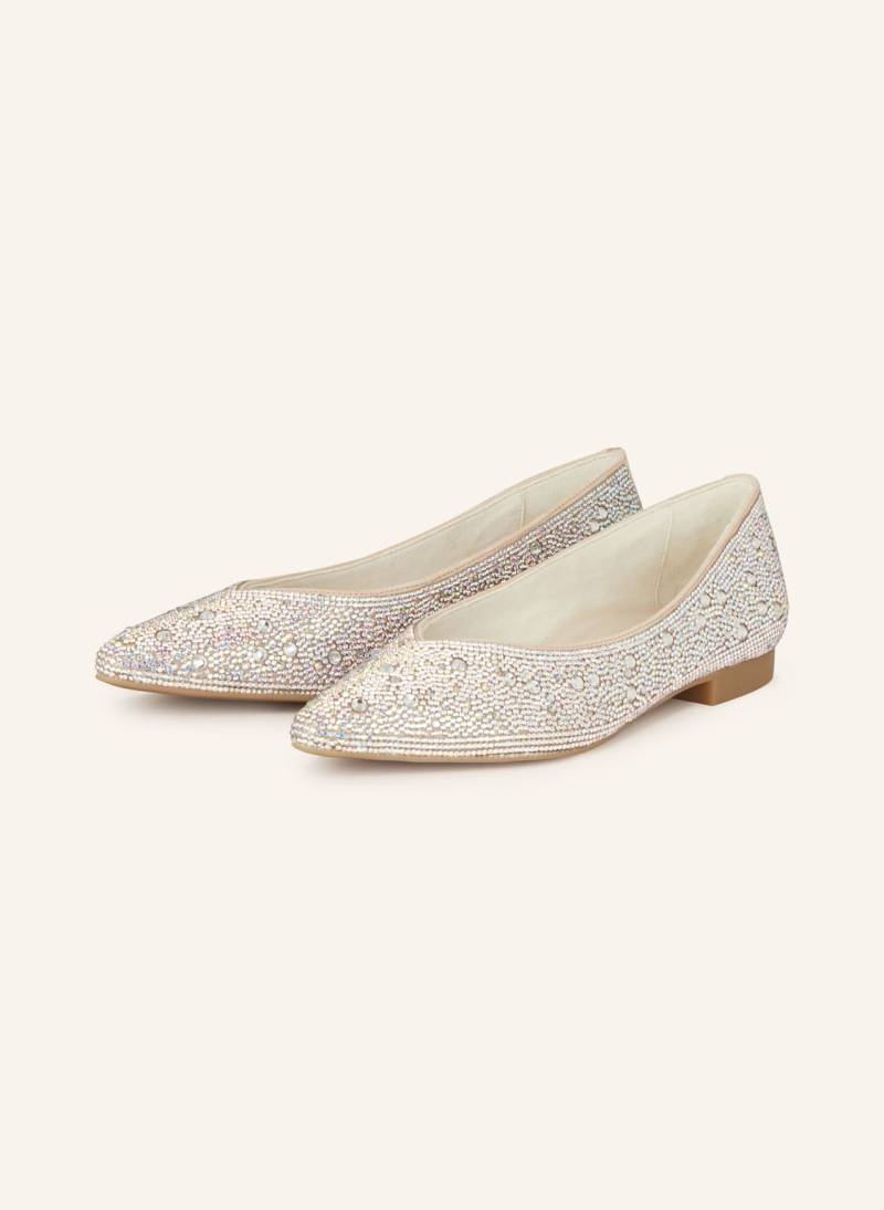 Paul Green Ballerinas Mit Schmucksteinen beige von Paul Green