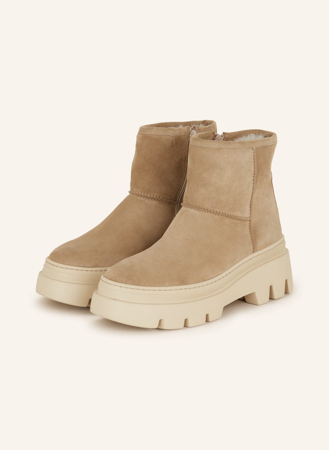 Paul Green Boots beige von Paul Green