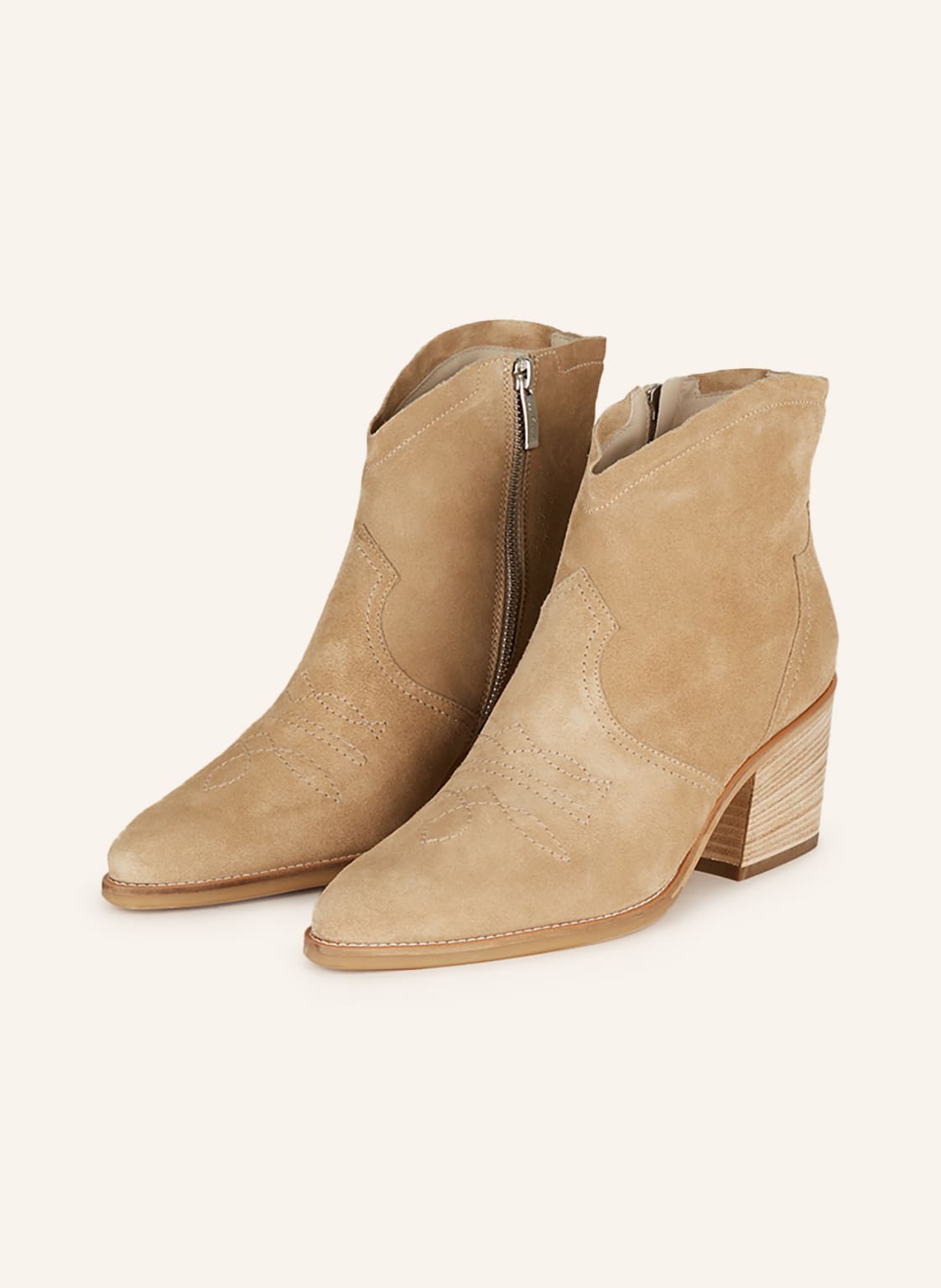 Paul Green Cowboy Boots beige von Paul Green