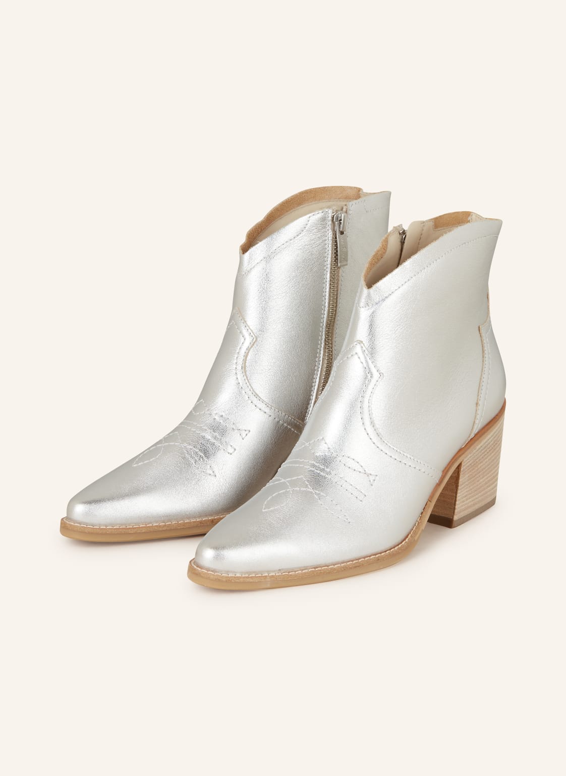 Paul Green Cowboy Boots silber von Paul Green