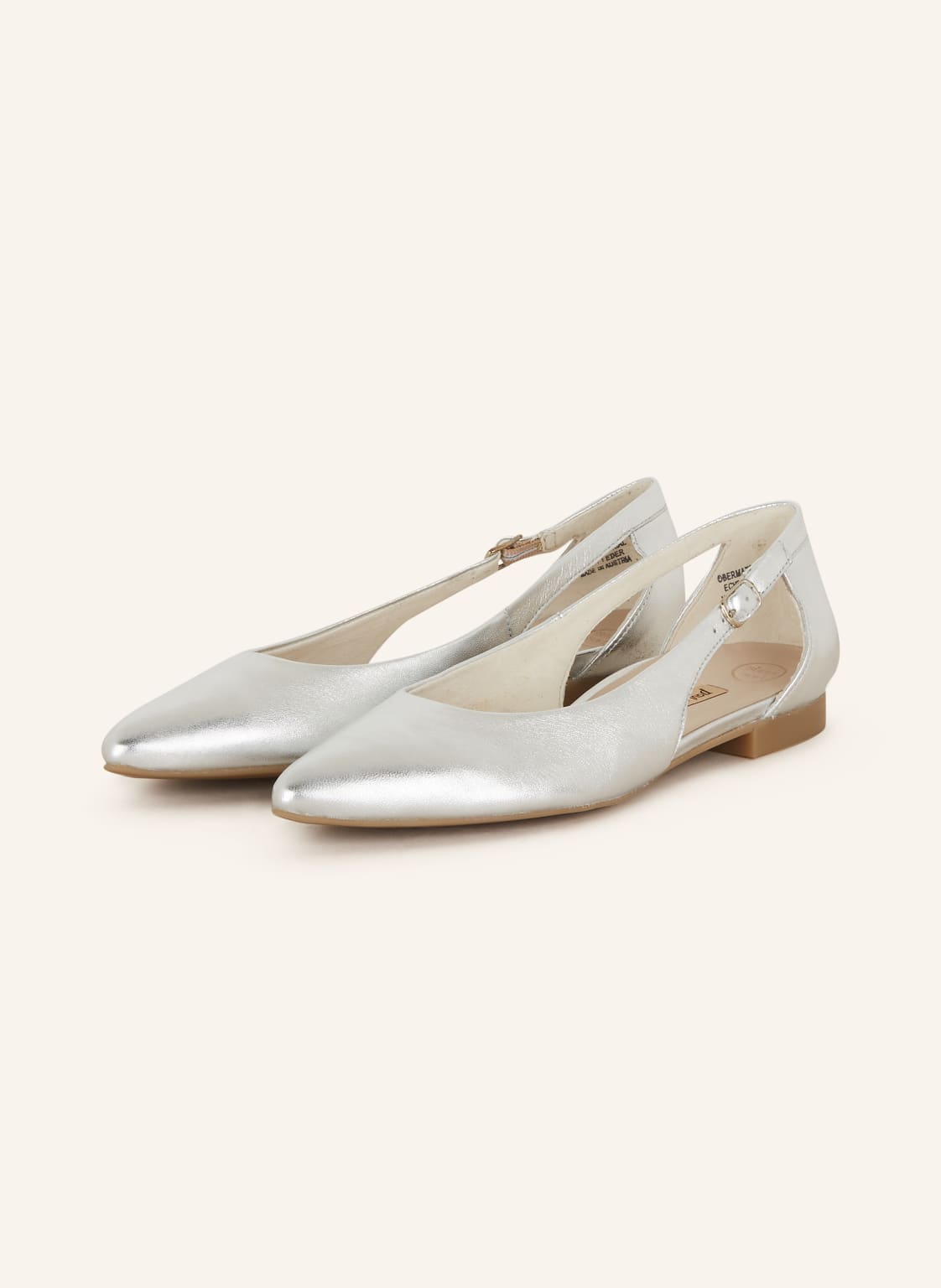 Paul Green Sling-Ballerinas silber von Paul Green