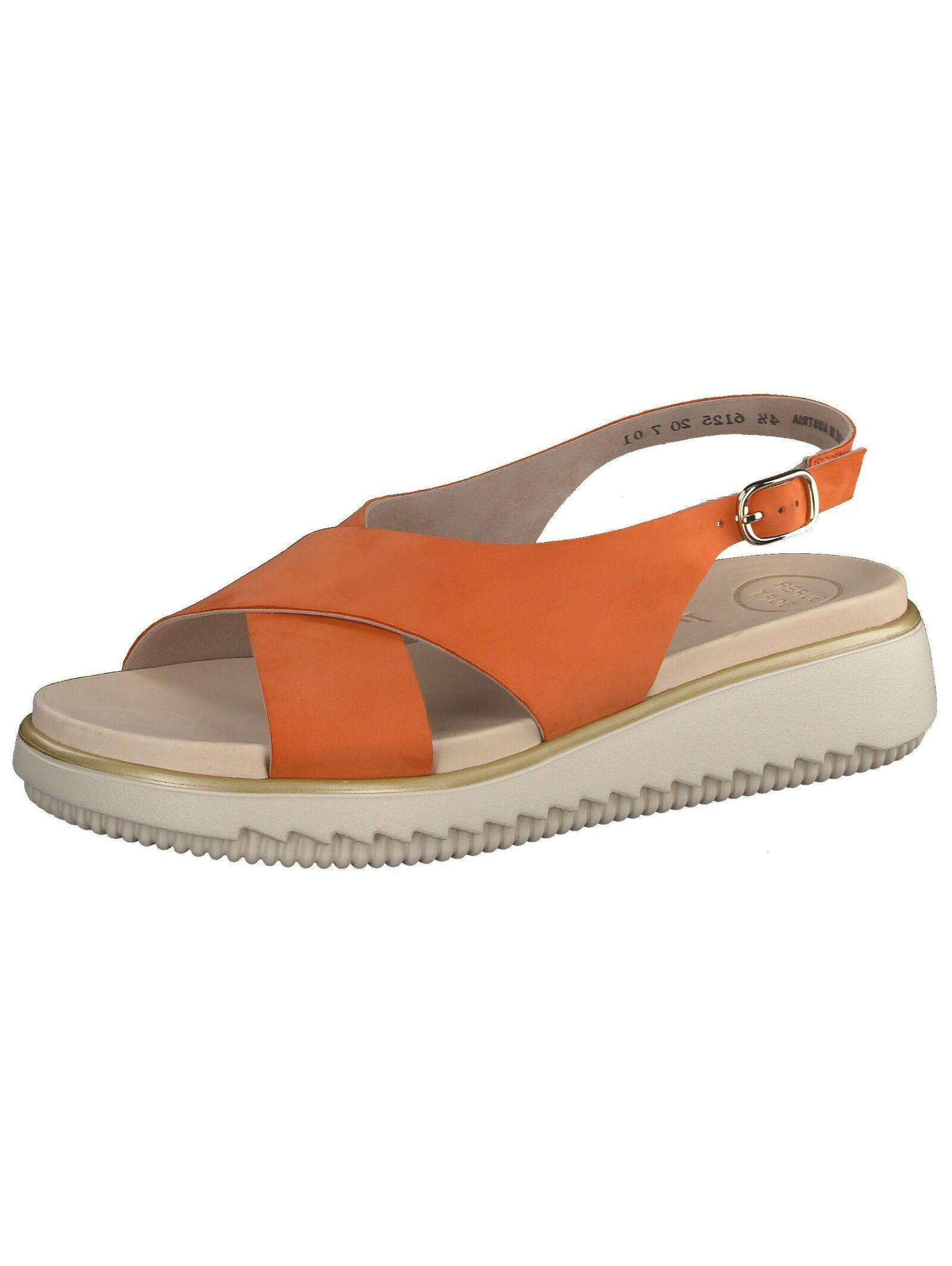 Sandalen 6125 Damen Orange 38.5 von Paul Green