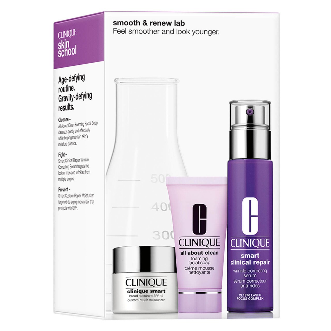 Clinique Set - Smooth and Renew Lab Set von Clinique