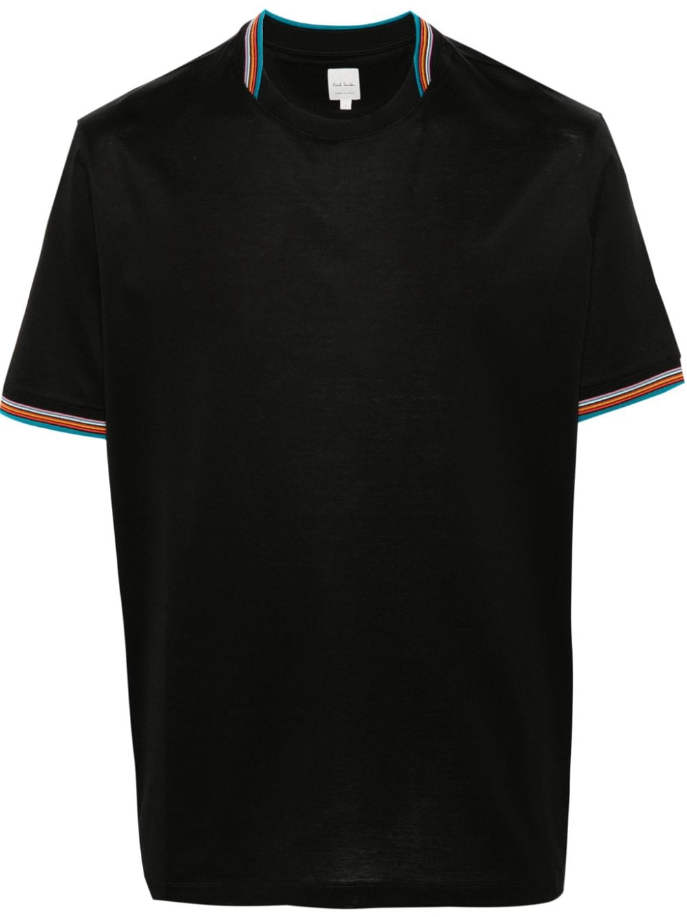 Paul Smith Artist-stripe detailed T-shirt - Black von Paul Smith