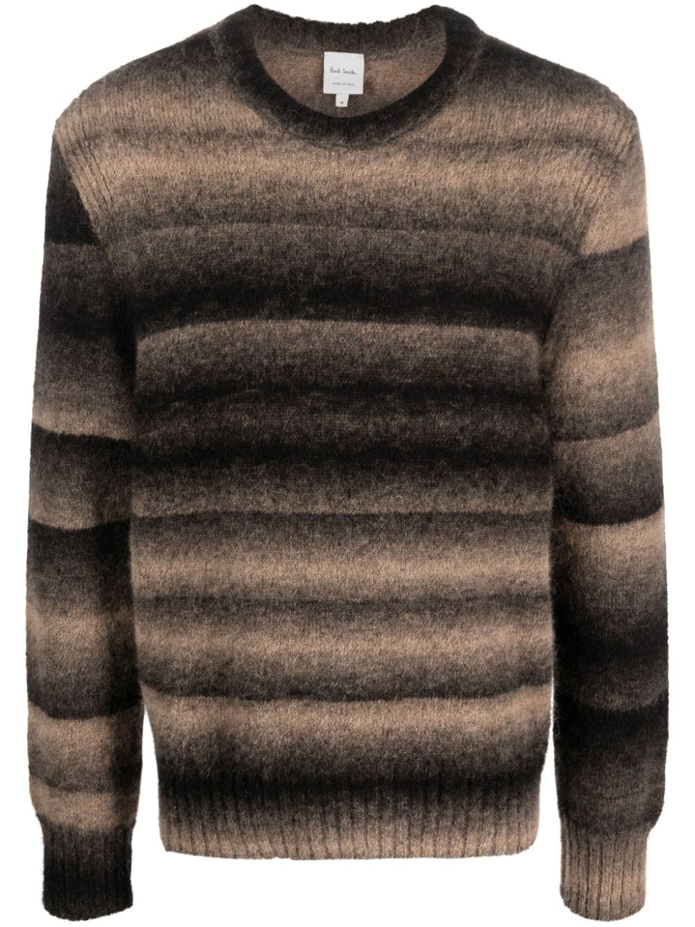 Paul Smith striped brushed-knit jumper - Neutrals von Paul Smith