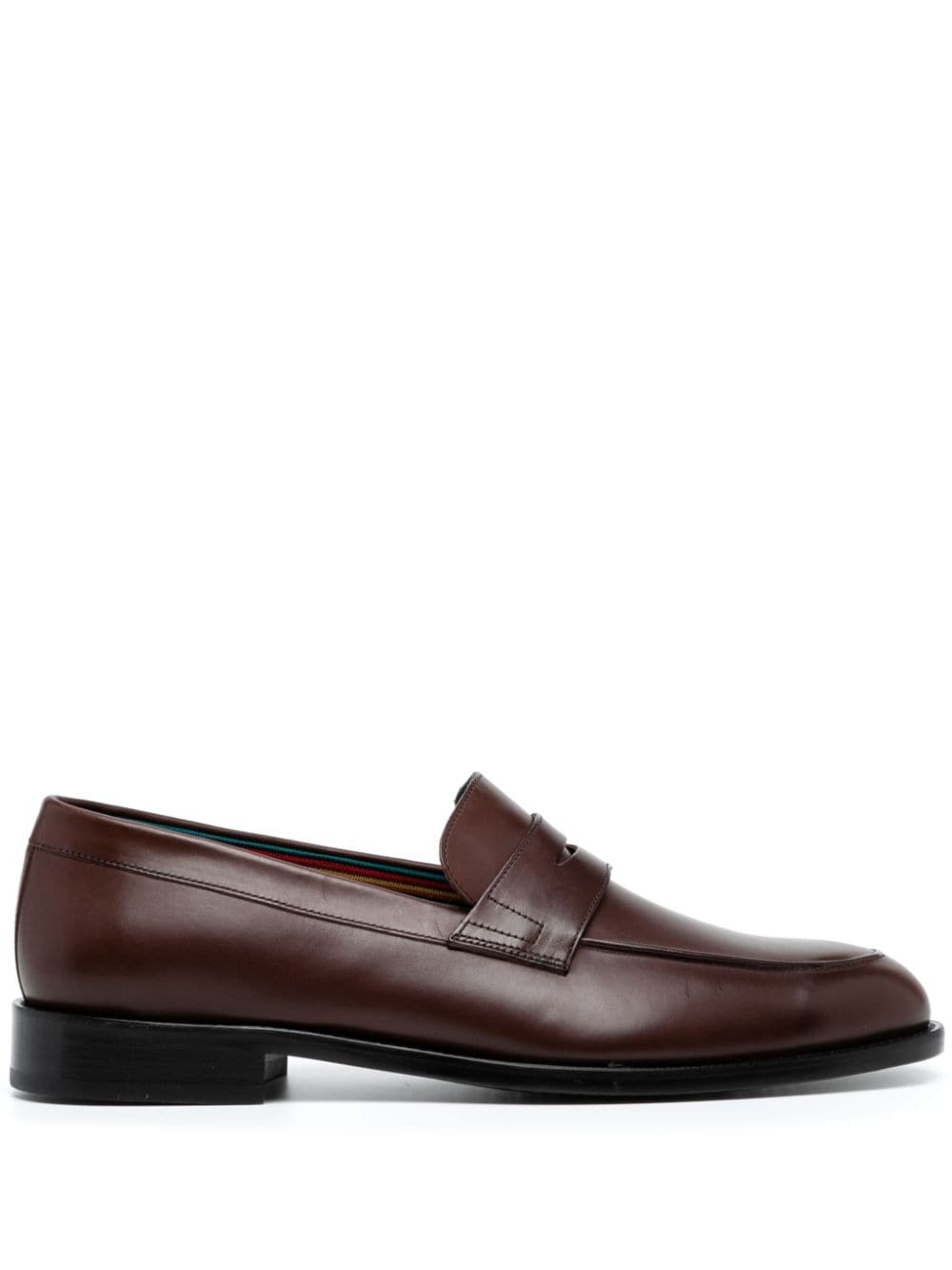 Paul Smith Montego leather penny loafers - Brown von Paul Smith