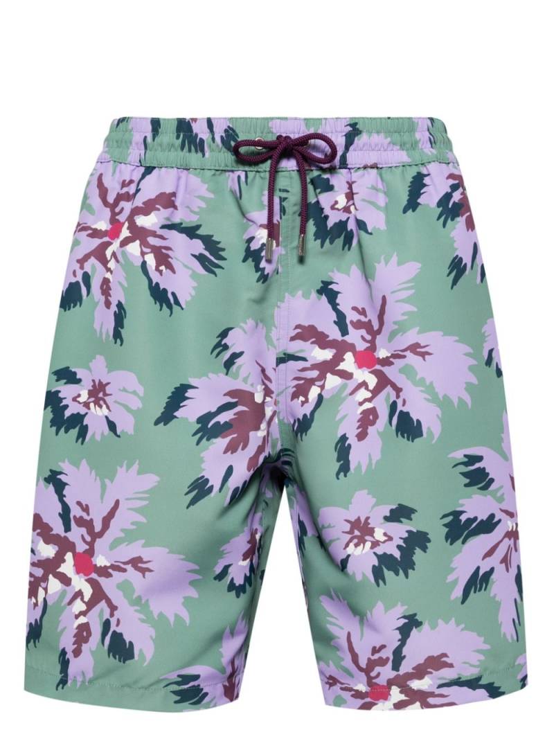 Paul Smith Palmera-print swim shorts - Green von Paul Smith