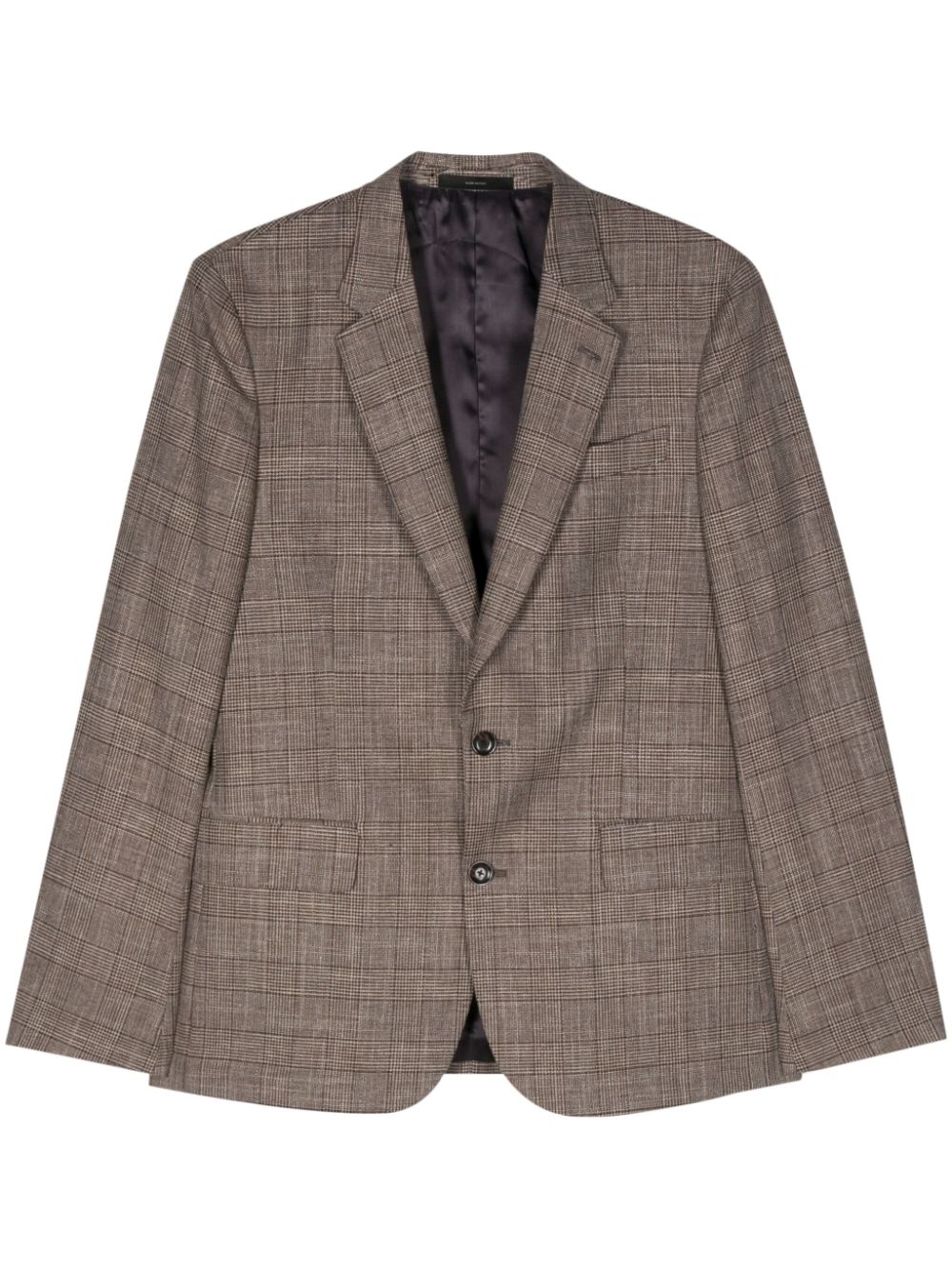 Paul Smith Prince-of-Wales-check wool blazer - Brown von Paul Smith