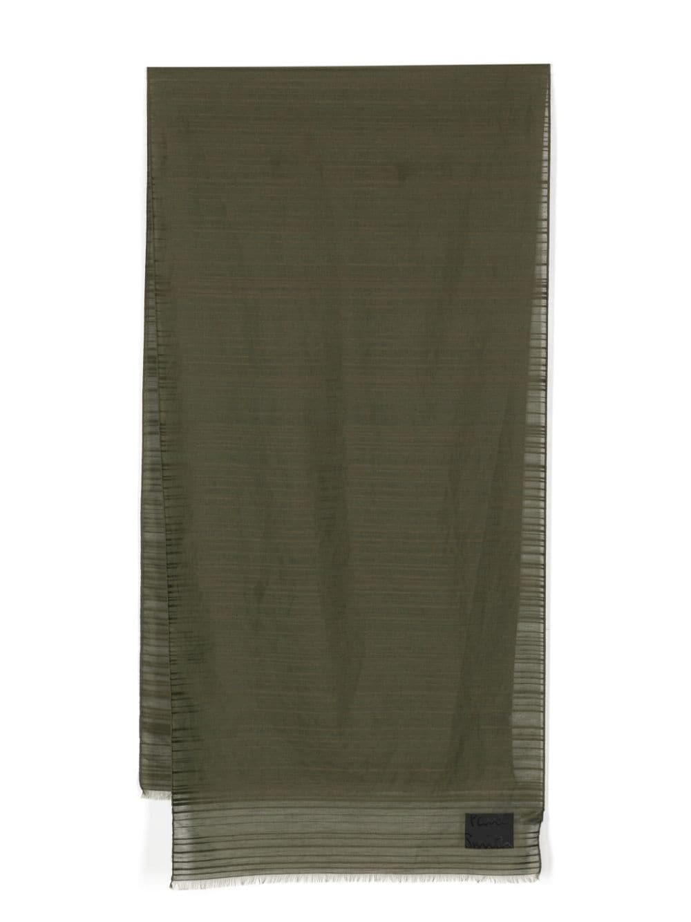 Paul Smith Shadow Stripe scarf - Green von Paul Smith