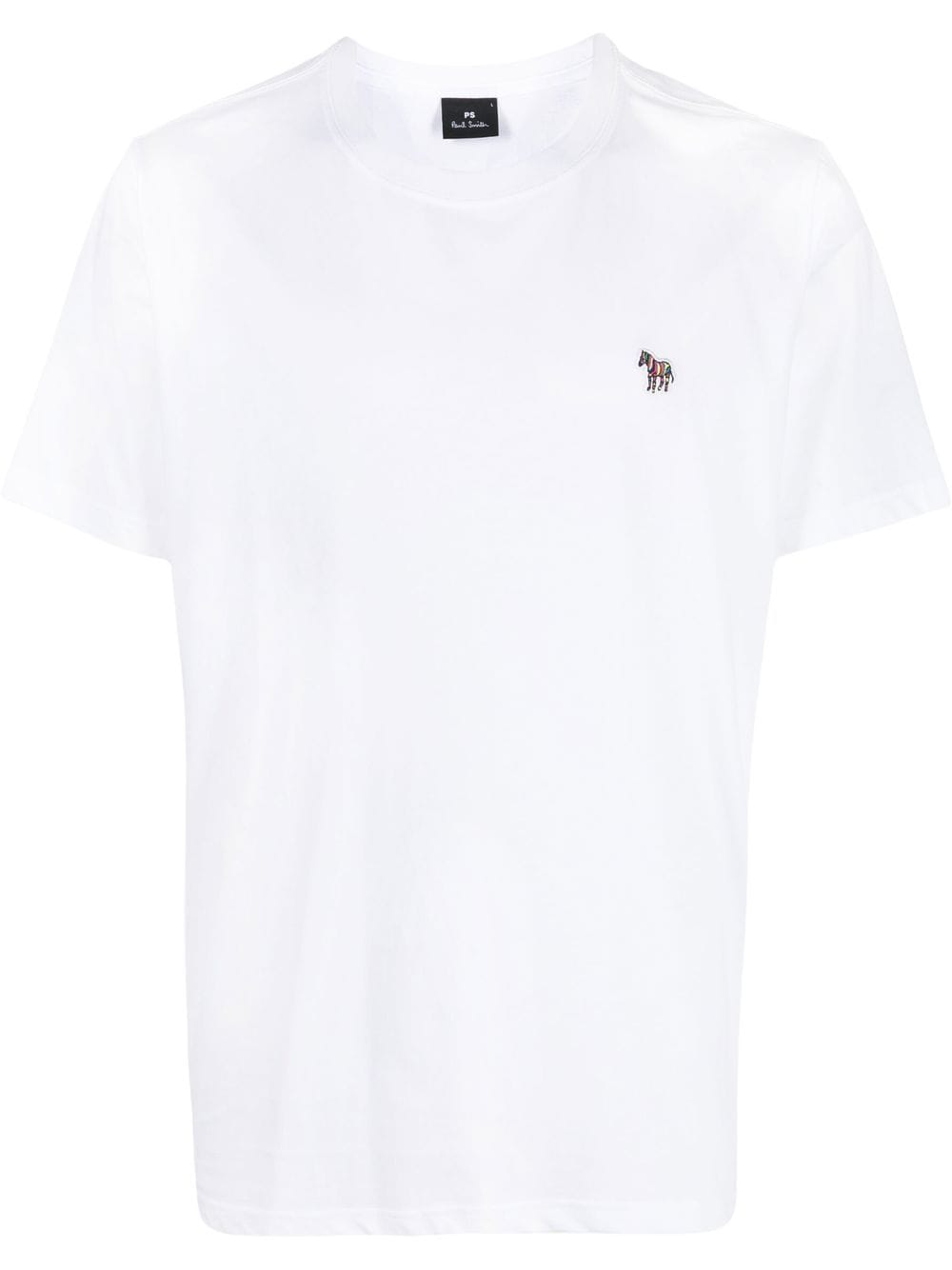 PS Paul Smith Zebra logo-patch T-shirt - White von PS Paul Smith